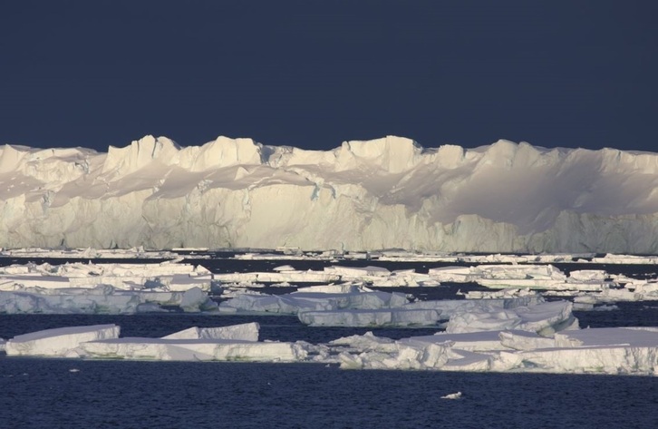 Glaciar Totten, en el este de la Antártida. 