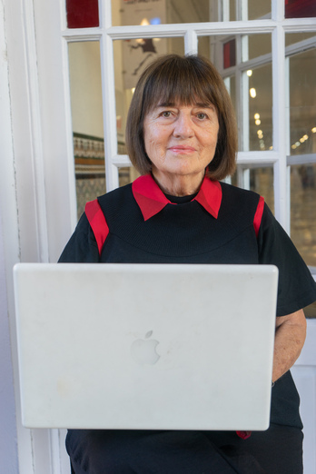 La artista Marisa González.