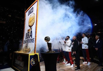 La plantilla de los Denver Nuggets, reconocidos por su triunfo en la NBA 2022/23.
