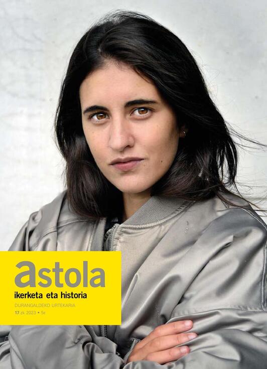 ‘Astola’ urtekariaren azala, irudian.