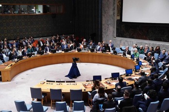 Votación en el Consejo de Seguridad de la ONU.