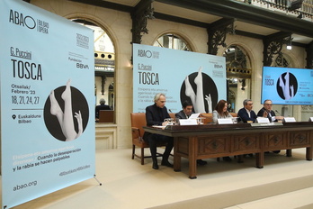 Presentación de la ópera ‘Tosca’ de la ABAO.
