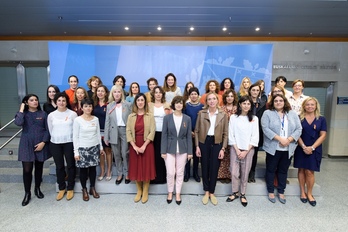 Sagardui se ha reunido con mujeres que trabajan en Osakidetza en la prevención, cuidado, el tratamiento o la investigación del ictus.