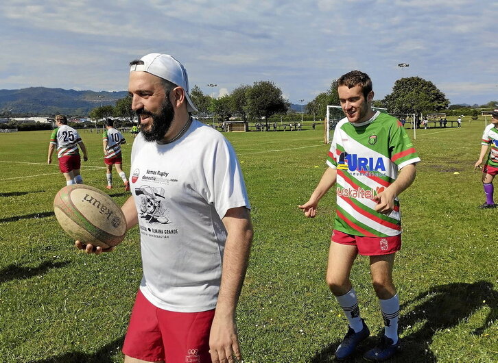 Hernaniko talde inklusiboak aurtengo udaberrian jokatutako torneo bateko irudia.