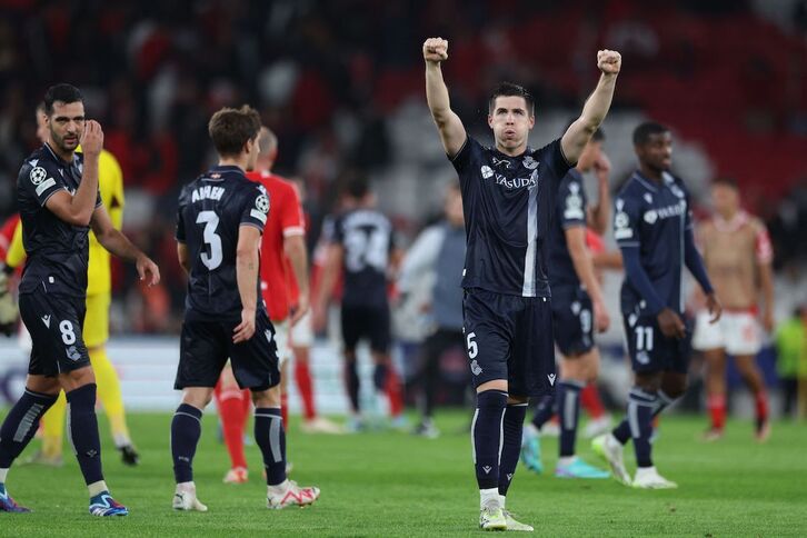 Imanol dijo que espera alinear a Merino, con Zubeldia tras la victoria de Lisboa.
