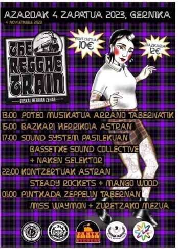Reggae Train jaialdiaren kartela