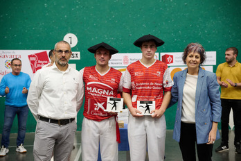 Uterga y Mitxeo se han llevado las txapelas en Zubiri.