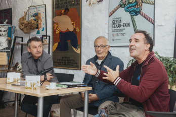 Camio, Achiary eta Irazoki, Baionan egin duten agerraldian.