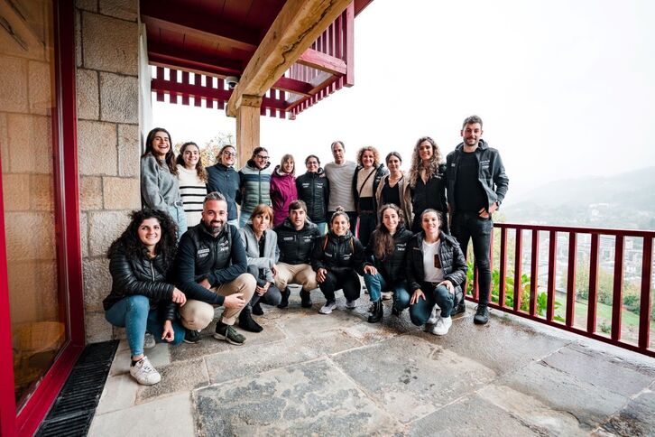 El Laboral Kutxa 2024, en su primera concentración en Elgoibar.