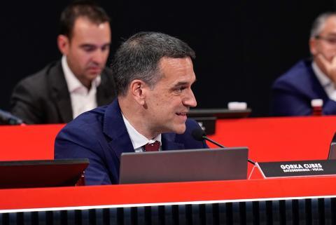 Gorka Cubes, vocal de la directiva rojiblanca. (@AthleticClub) Gorka Cubes, vocal de la directiva rojiblanca. (@AthleticClub)
