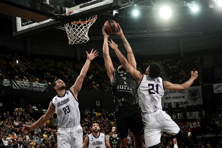 Bilbao Basket ha trabajado duro y después ha vencido holgadamente.