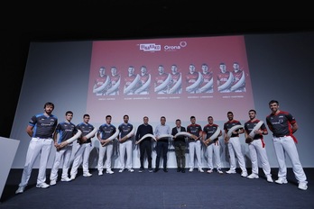 El Parejas de remonte se ha presentado hoy en Hernani.