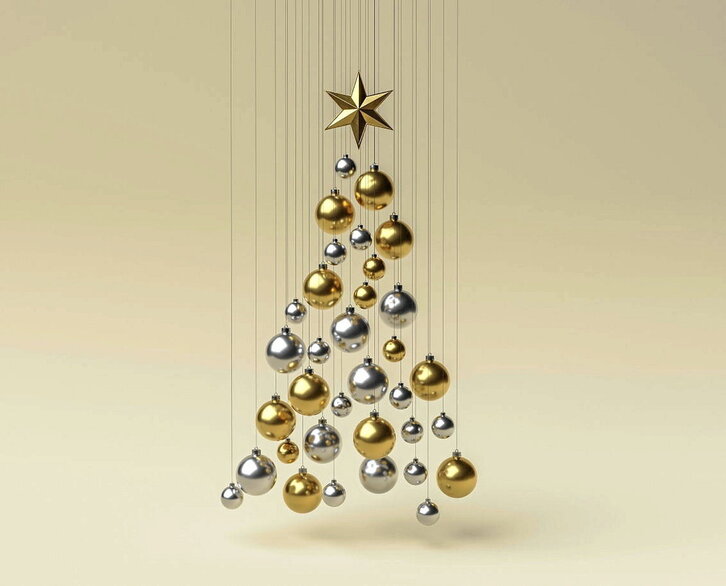 Gabonetako zuhaitzetan asko zaintzen da bola bakoitza non jarri.