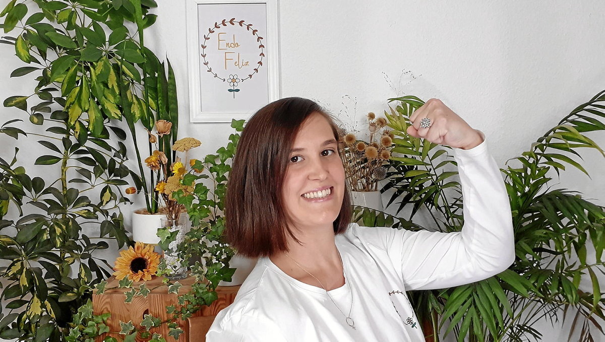 Gazte donostiarraren intentzioa berak bezala endometriosia pairatzen duten emakumeei hobeki bizitzeko itxaropena ematea da. (Larraitz AMEZAGA DEL FRAGO)