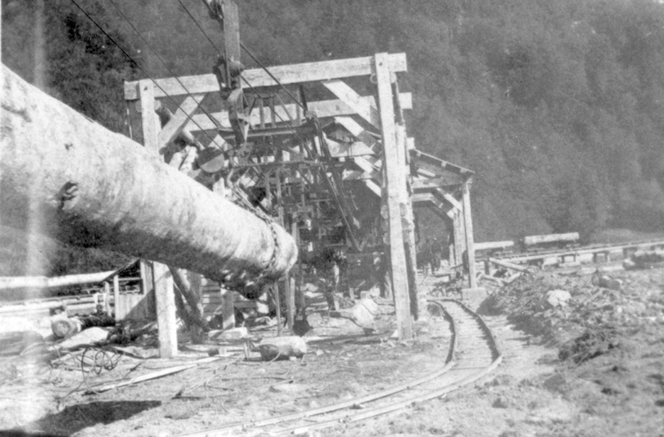 Funcionamiento del aserradero de Mendibe. Funcionamiento del aserradero de Mendibe.