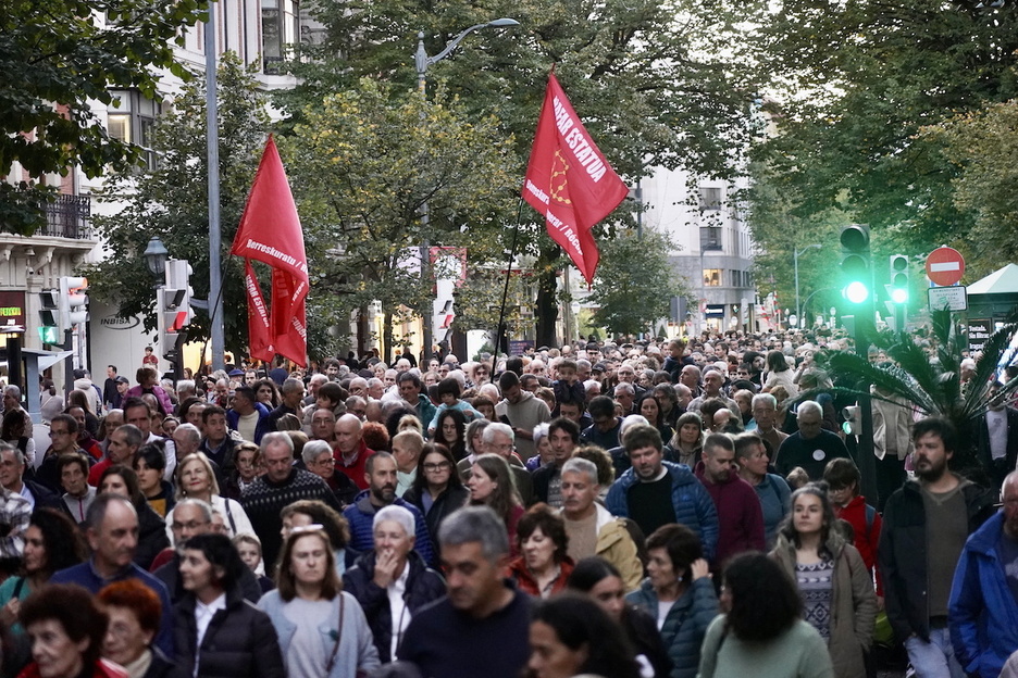 Manifestazioaren une bat. Manifestazioaren une bat.