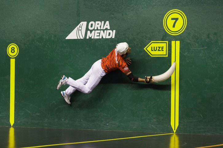 Barrenetxea ha mandado en su primer partido del Parejas de este año.