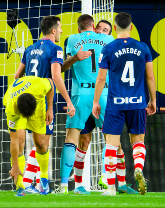 Simonek Lekue zoriondu zuen gol aukera bat deuseztatu ondoren.