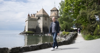 Marc, de 62 años, el paciente de párkison que ha recuperado la movilidad.