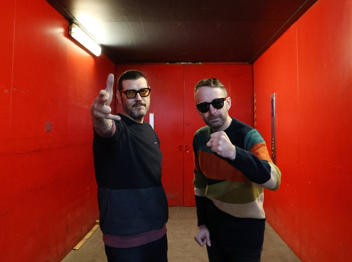 Nega y Toni Mejías, integrantes de Los Chikos del Maíz.