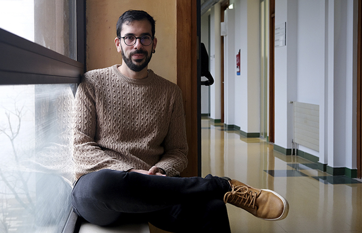 Juan Manuel Machimbarrena ikertzailea, irudian.