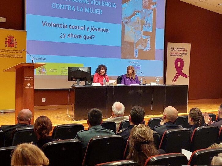 La doctora en Ciencias Humanas y de la Educación Lydia Delicado, en su intervención en la jornada.