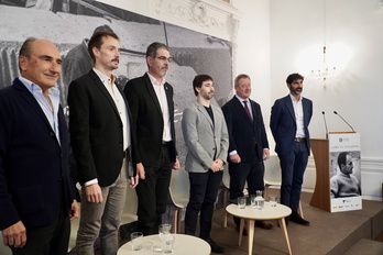 Imagen de la presentación de los actos conmemorativos del centenario de Eduardo Chillida.