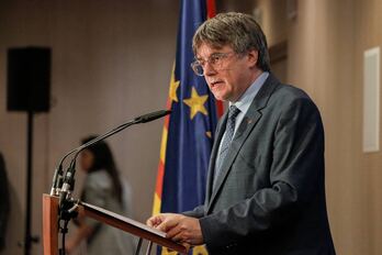 Carles Puigdemont ha comparecido desde Bruselas para valorar el acuerdo.