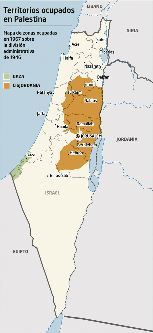 Territorios ocupados de Palestina.