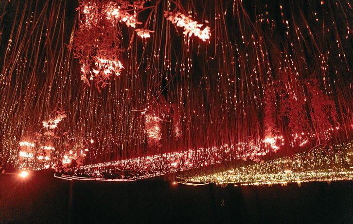 Imagen del montaje «The day we left field», dentro de la muestra «Tundra».