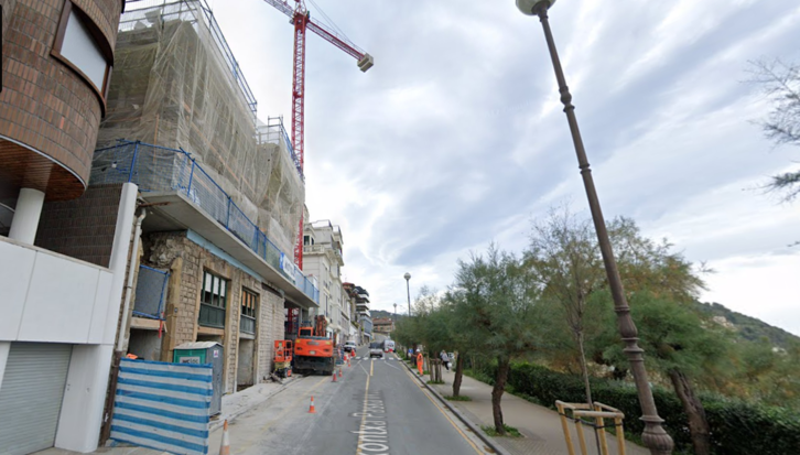 La Villa Vista Eder, ahora Hotel Nobu, en obras en octubre de 2022.