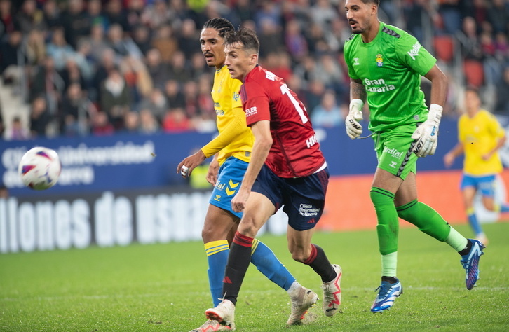 Budimir ha marcado el gol del empate de Osasuna.