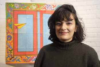 La artista Araks Sahakyan. 