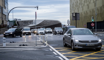 Acceso a Bilbo por San Mamés, una zona que no se verá afectada por la regulación.