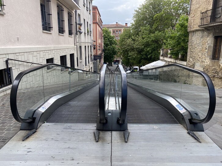 Rampas situadas en el Cantón del Seminario Viejo.
