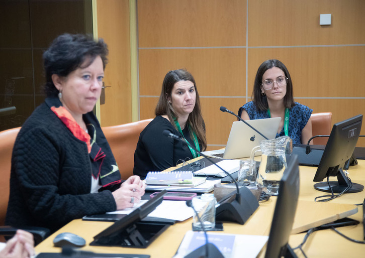 Olatz Martín y June Lara de la Maza han comparecido ante la Comisión de Salud.