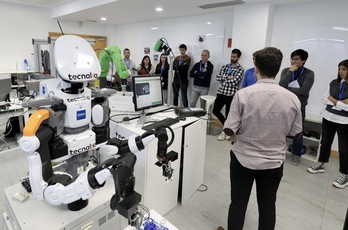 Imagen de la jornada celebrada en la sede de Tecnalia en el Parque Científico y Tecnológico de Gipuzkoa, en Miramon.