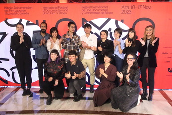 Irabazleak eta epaimahaikideak, Arriagan. 