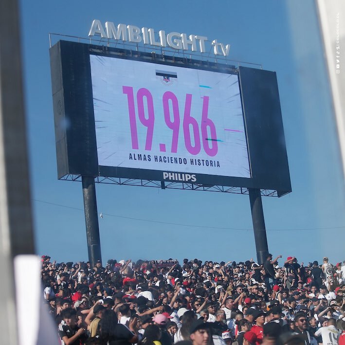 El Estadio Monumental batió el récord de asistencia en un partido de fútbol femenino en Chile. Colo Colo