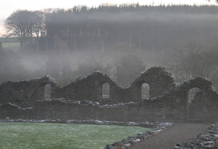 Deer Abadiaren hondakinak. Gaelikoaren sorlekutzat hartzen da.