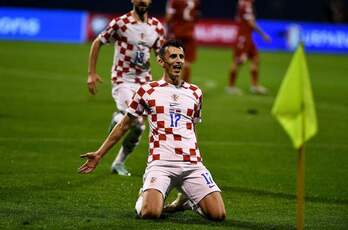 Budimir marcó el gol del triunfo de Croacia ante Armenia.