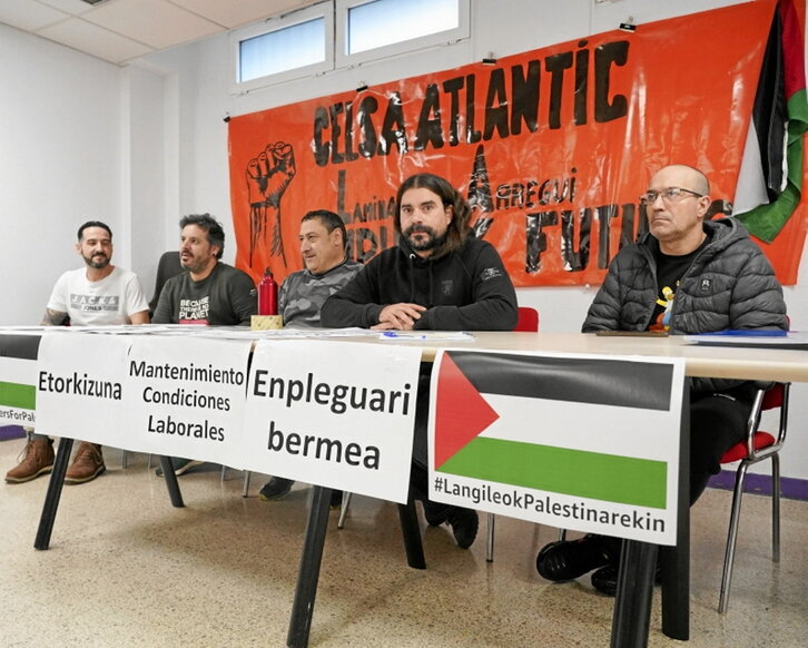 Laminaciones Arreguiko langileen prentsaurrekoa.