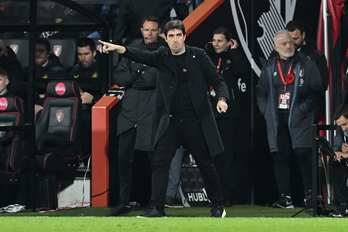 Andoni Iraola dirige al Bournemouth esta temporada en la Premier League.