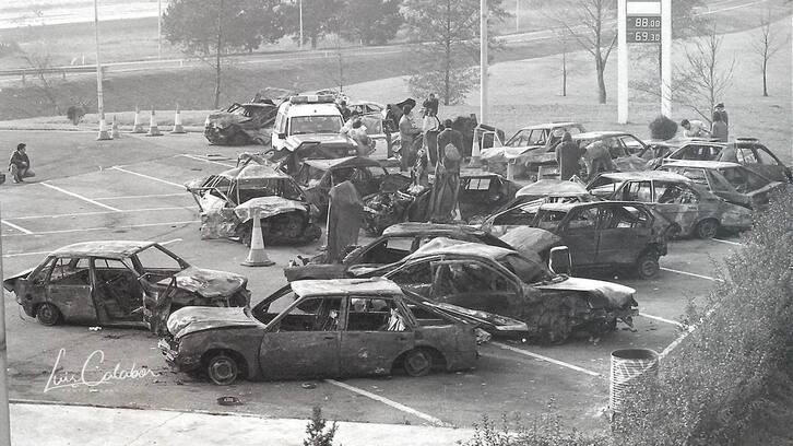 1991ean Zornotza parean gertatutako istripua.