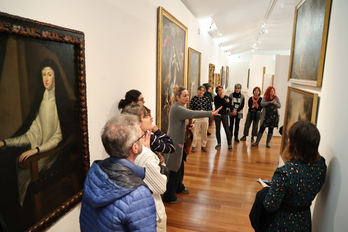 San Telmo Museoko arte historikoaren areto eraberritua.