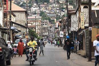 Imagen de Freetown, capital de Sierra Leona.