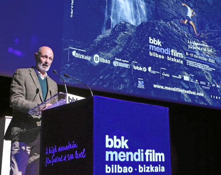 Mendi Film Festibalaren aurkezpen ekitaldi ofiziala, Euskalduna Jauregian.
