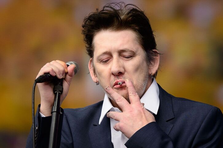 Imagen de archivo de Shane MacGowan, durante un concierto en 2014.