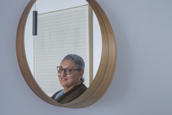 Lorena Peña, excomandante guerrillera del FMLN, diputada, expresidenta de la Asamblea Legislativa, fundadora del movimiento de mujeres Las Mélidas, ha visitado recientemente Euskal Herria de la mano de Mundubat.