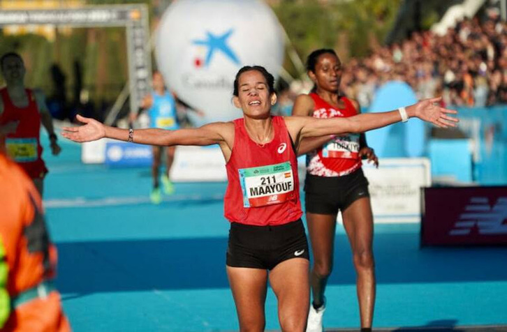 Majida Maayoufek Espainiako errekorra hautsi du Valentzian.